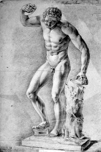 Studie van een Bekkenspeler door William Pars